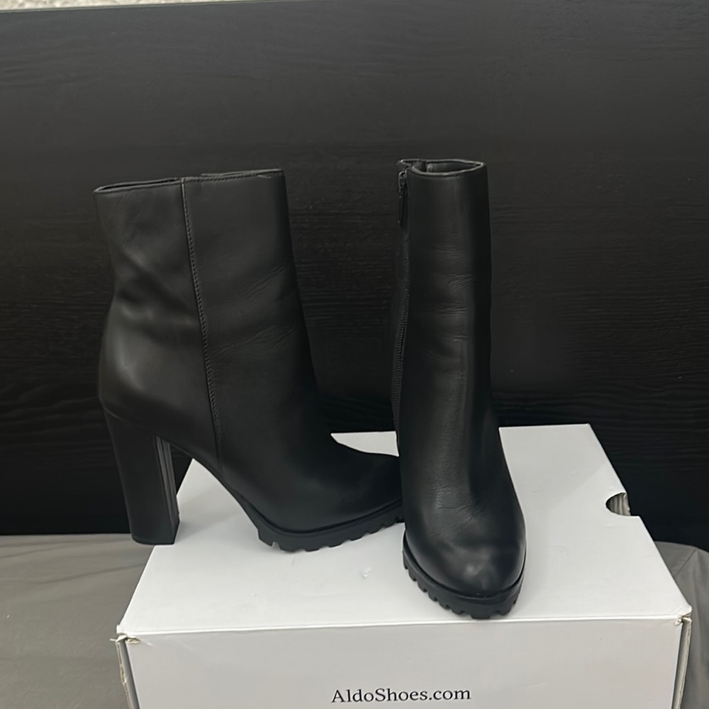 Aldo Women's Black Heeled Boots